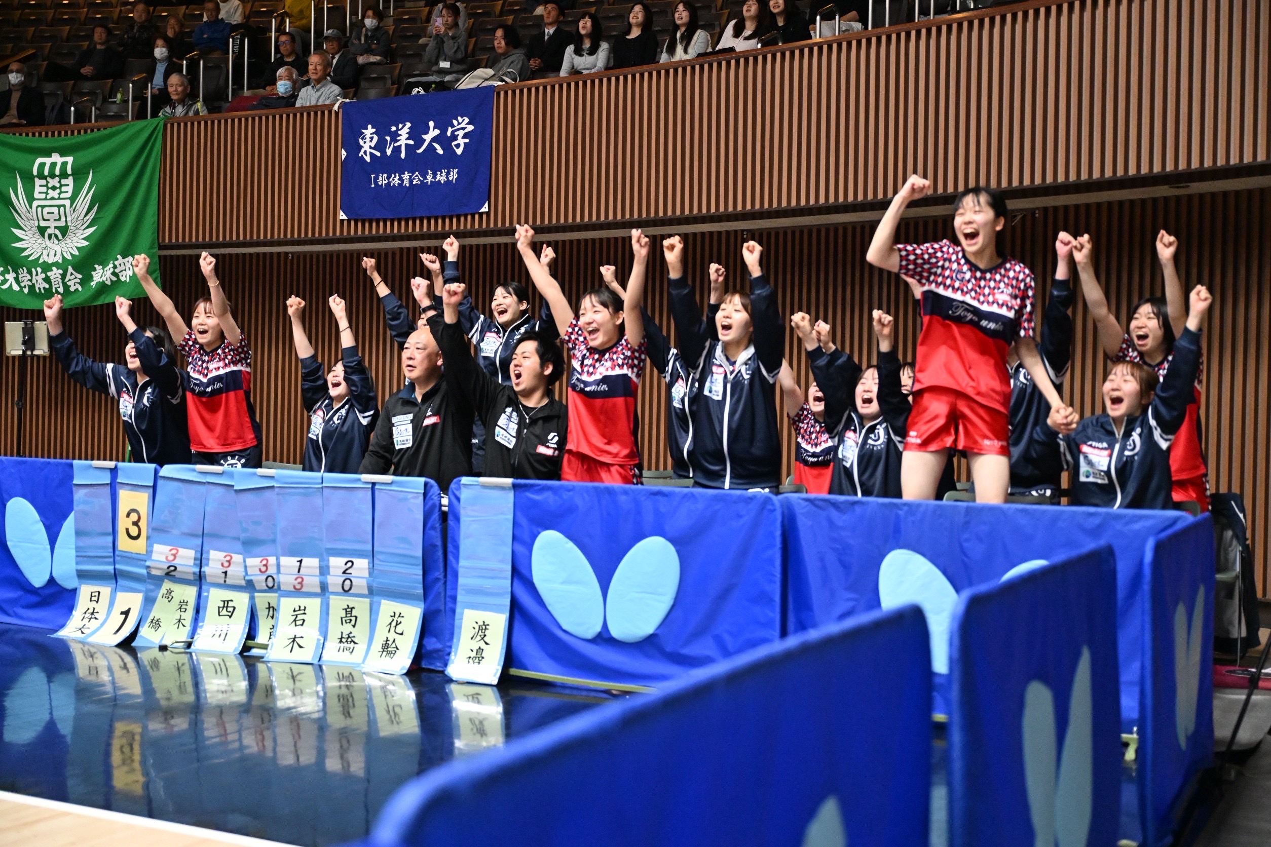 東洋大学Ⅰ部体育会女子卓球部